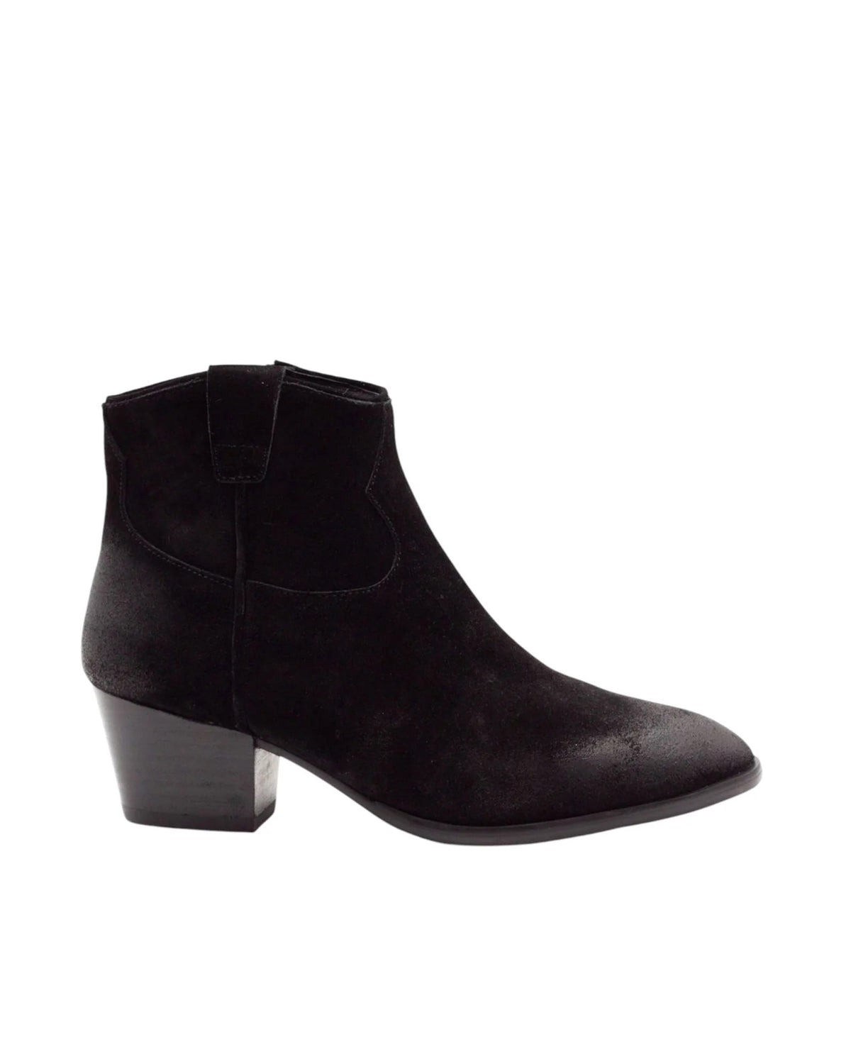 
Fame Ankle Boot – A Suede Velours Black