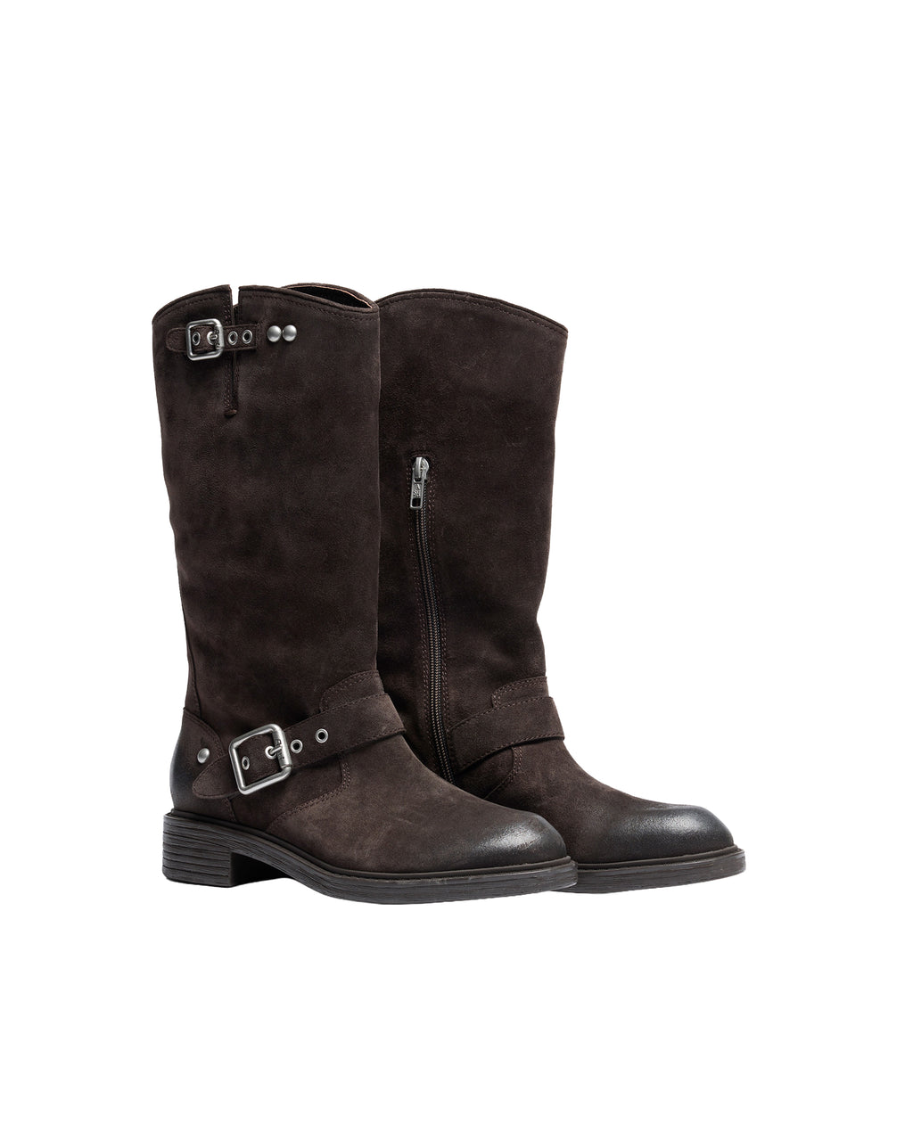 Freesia Boot – Combo:A Suede Velours Africa