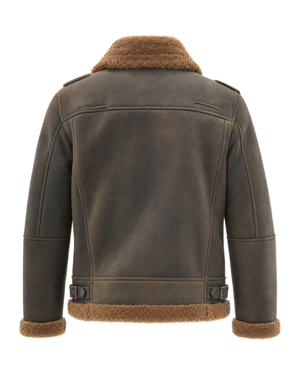 Giubbino Aviator Montone – Cuoio