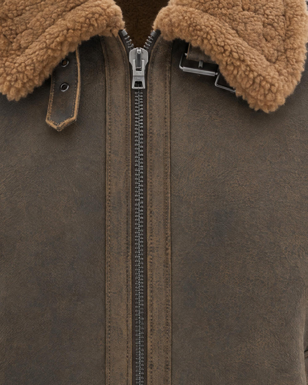Giubbino Aviator Montone – Cuoio