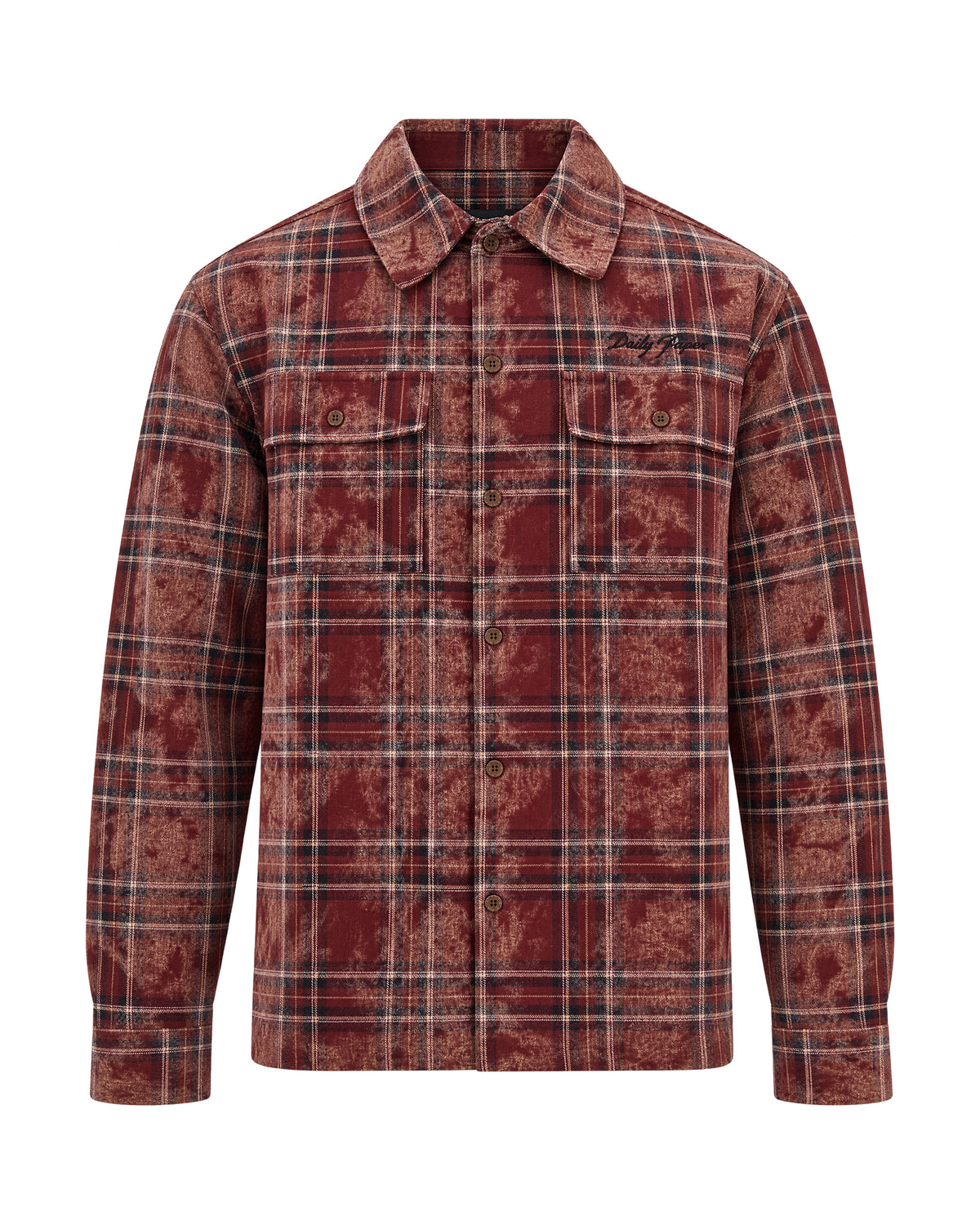 
Madder Brown Check Flannel Shirt – Madder Brown
