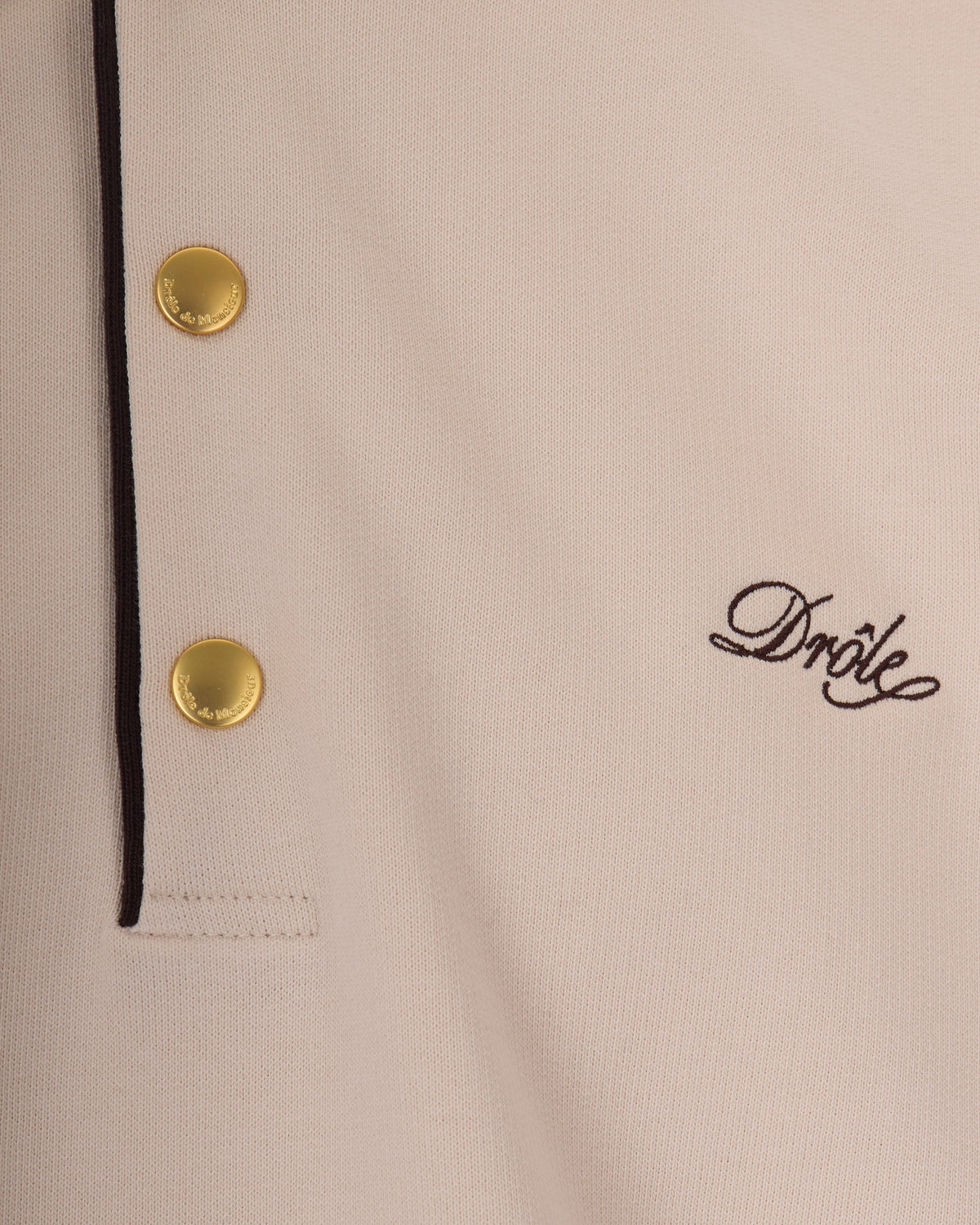 
Embroidered Polo Shirt – Sand