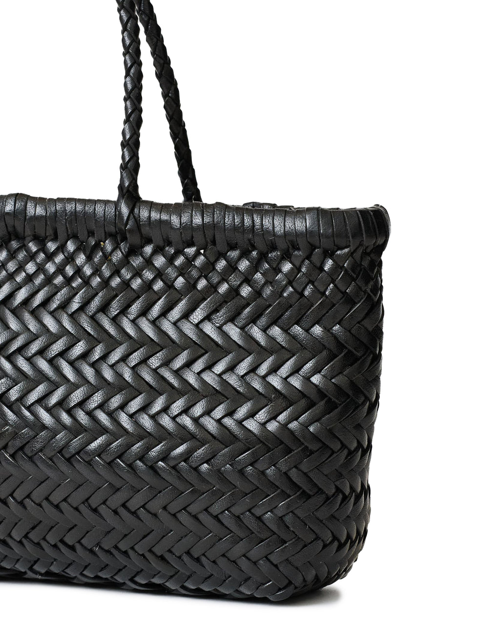 8809 MINI FLAT GORA  BASKET 30X17X8 CM – Black