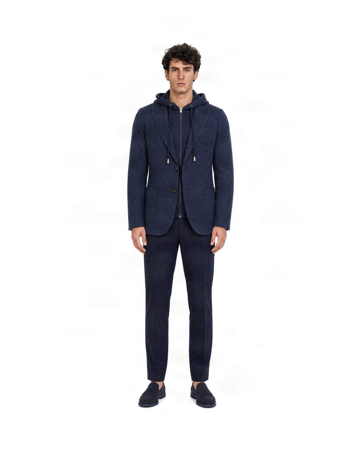 
Layered Blazer – Blue