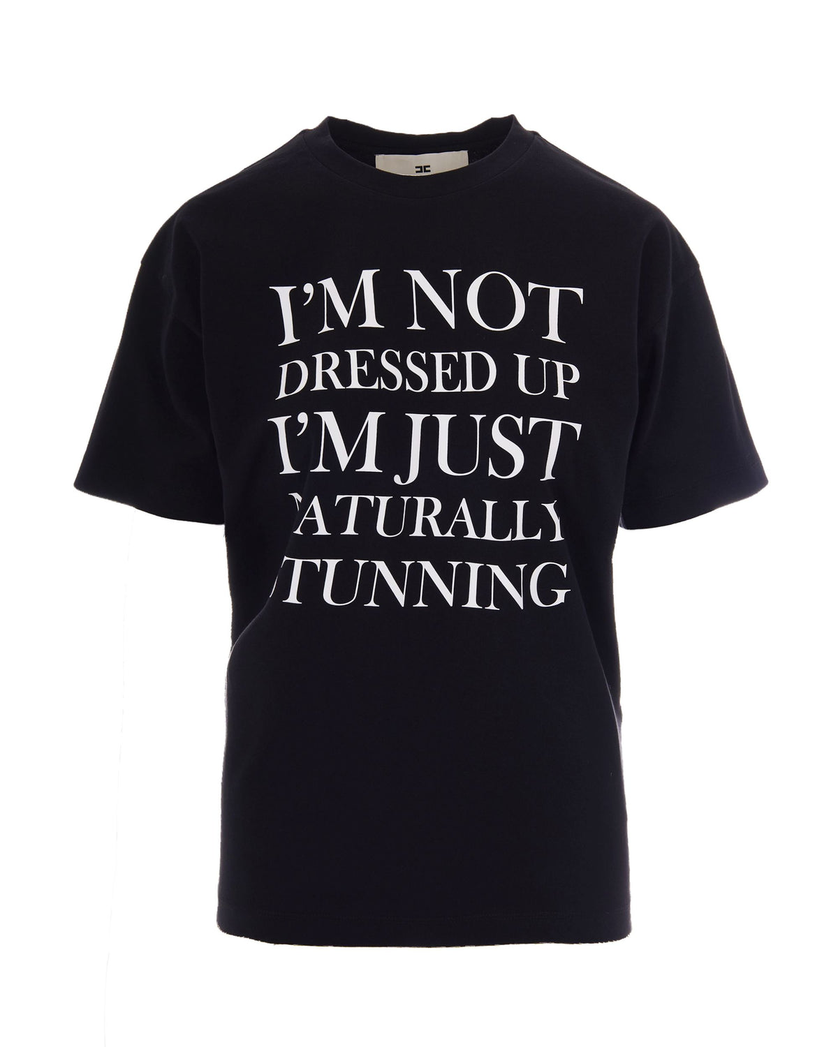 
Oversized Print T-shirt – Black