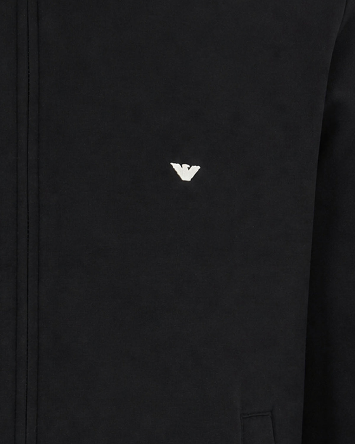 
Full-Zip Logo Sweatshirt – Black Beauty