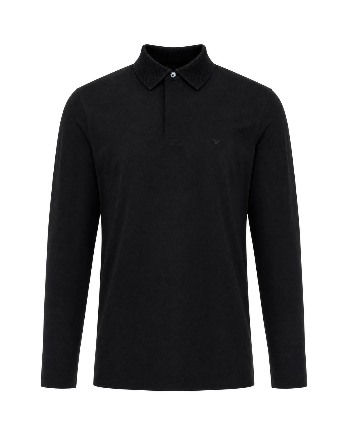 
Piqué Collar Polo – Black Beauty