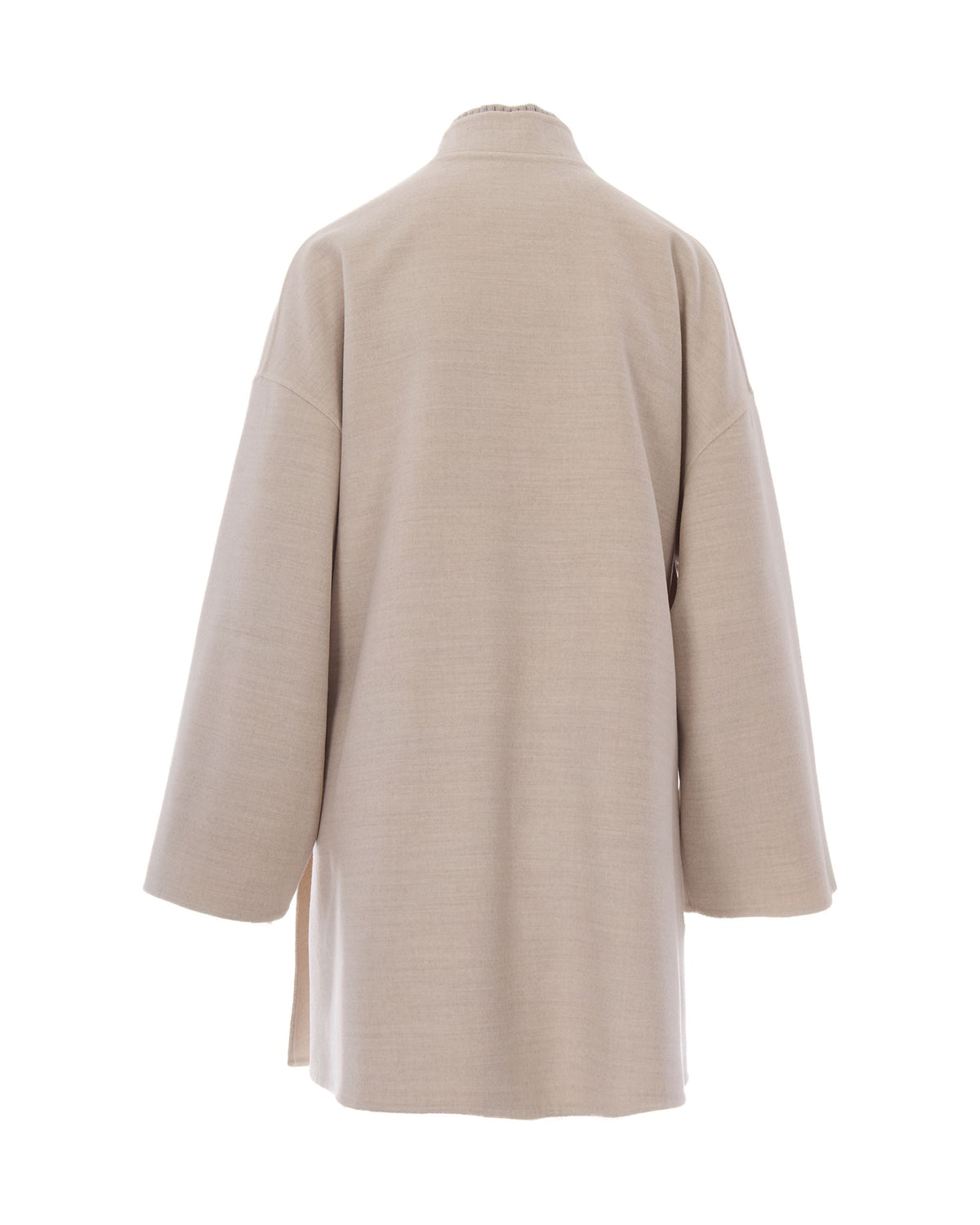 
Cashmere Wool Double-Breasted Peacoat – Casha'