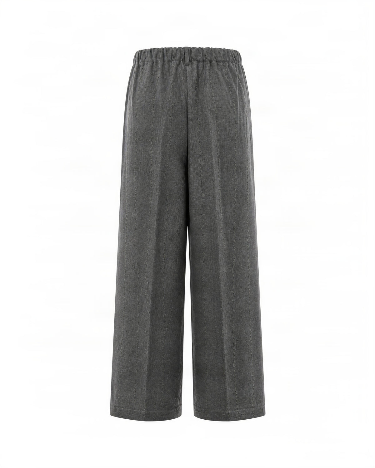 
Slate Micro-Pinstripe Flannel Trousers – Slate