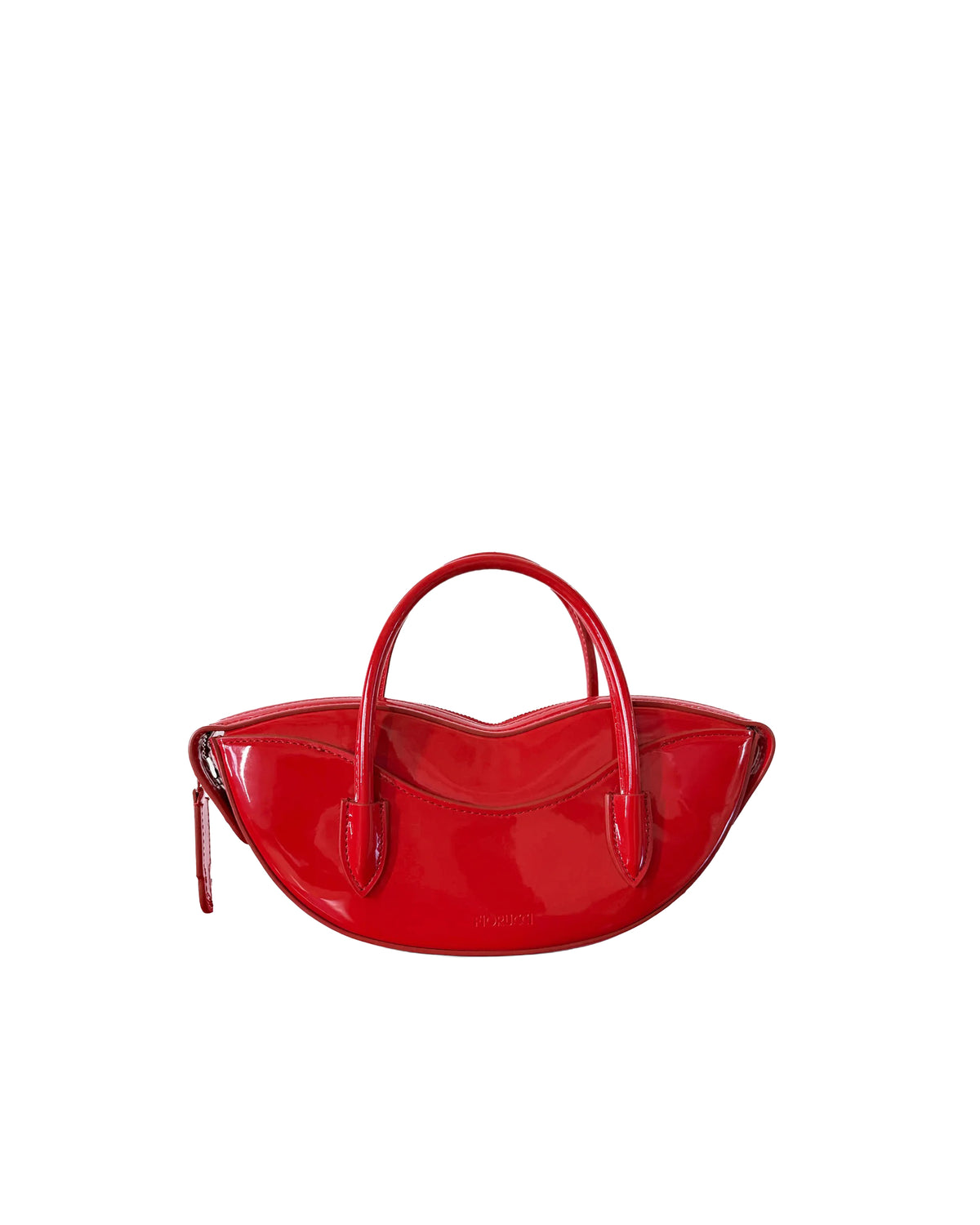 
Mini Vinyl Lips Bag – Red