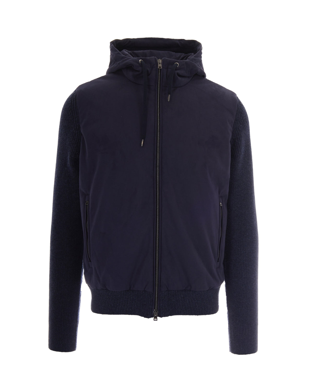 
Double Zip Jacket – Navy Blue
