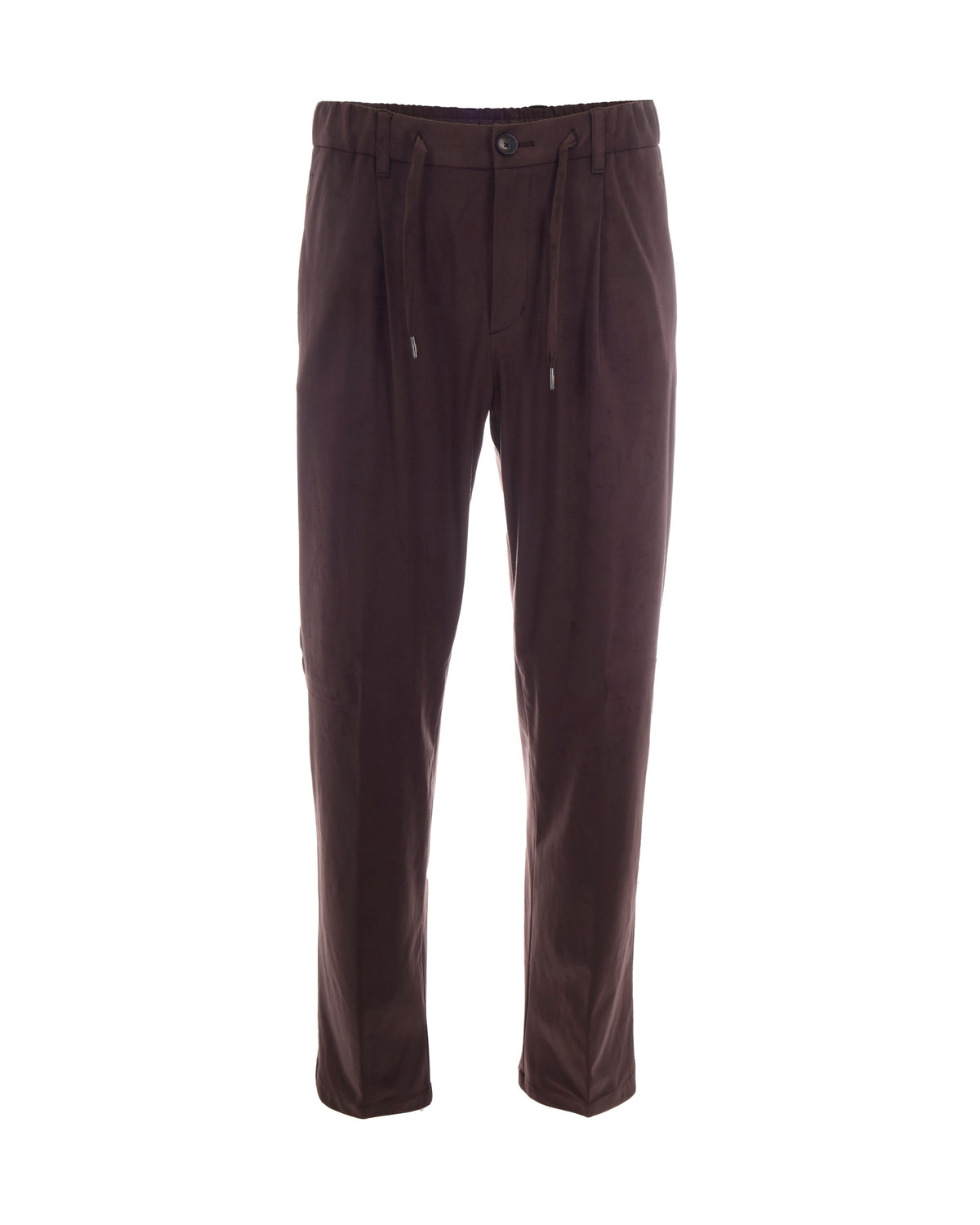 
Pinced Trousers – Dark Brown