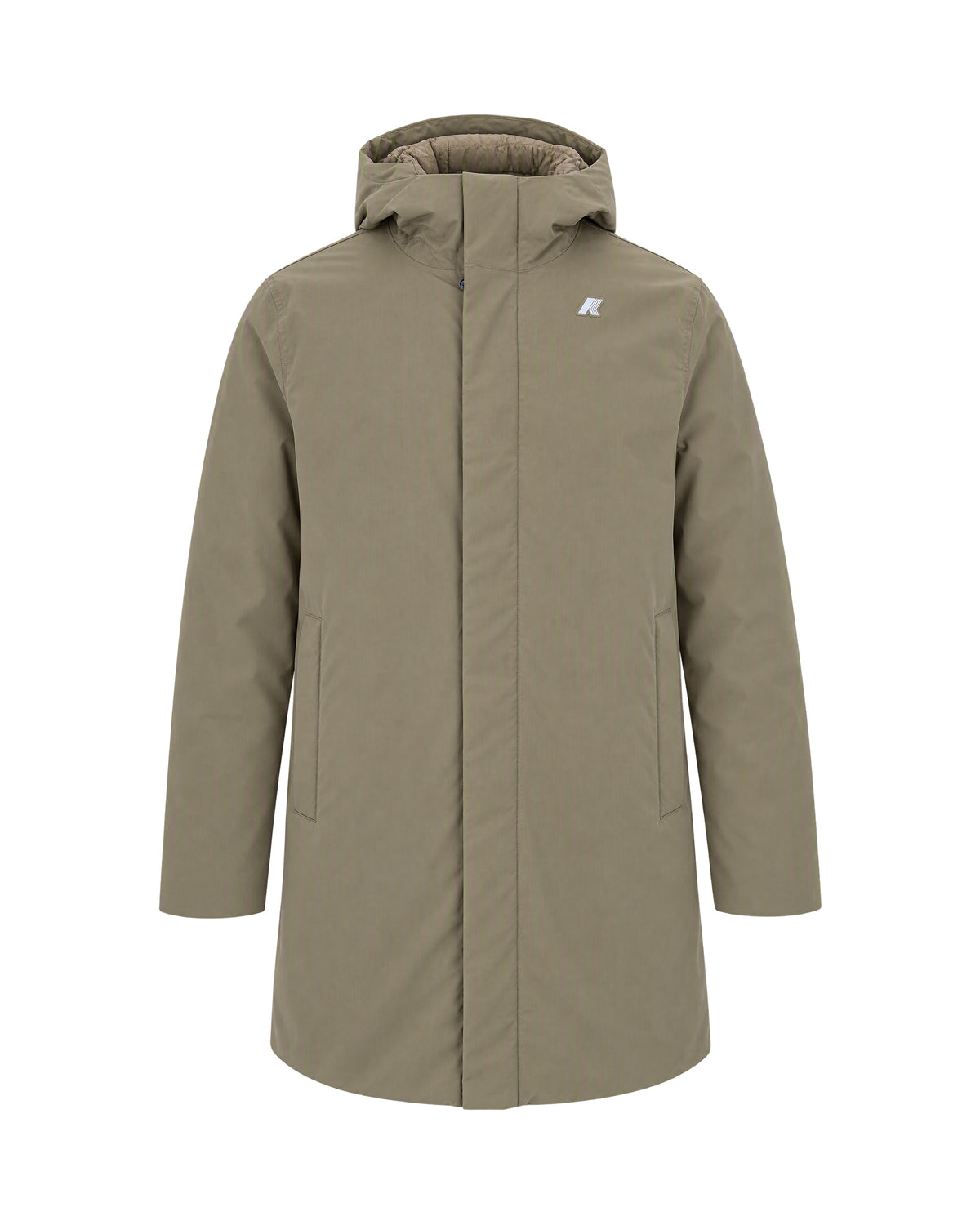 
Thomas Warm Micro Canvas Jacket – Beige Khaki