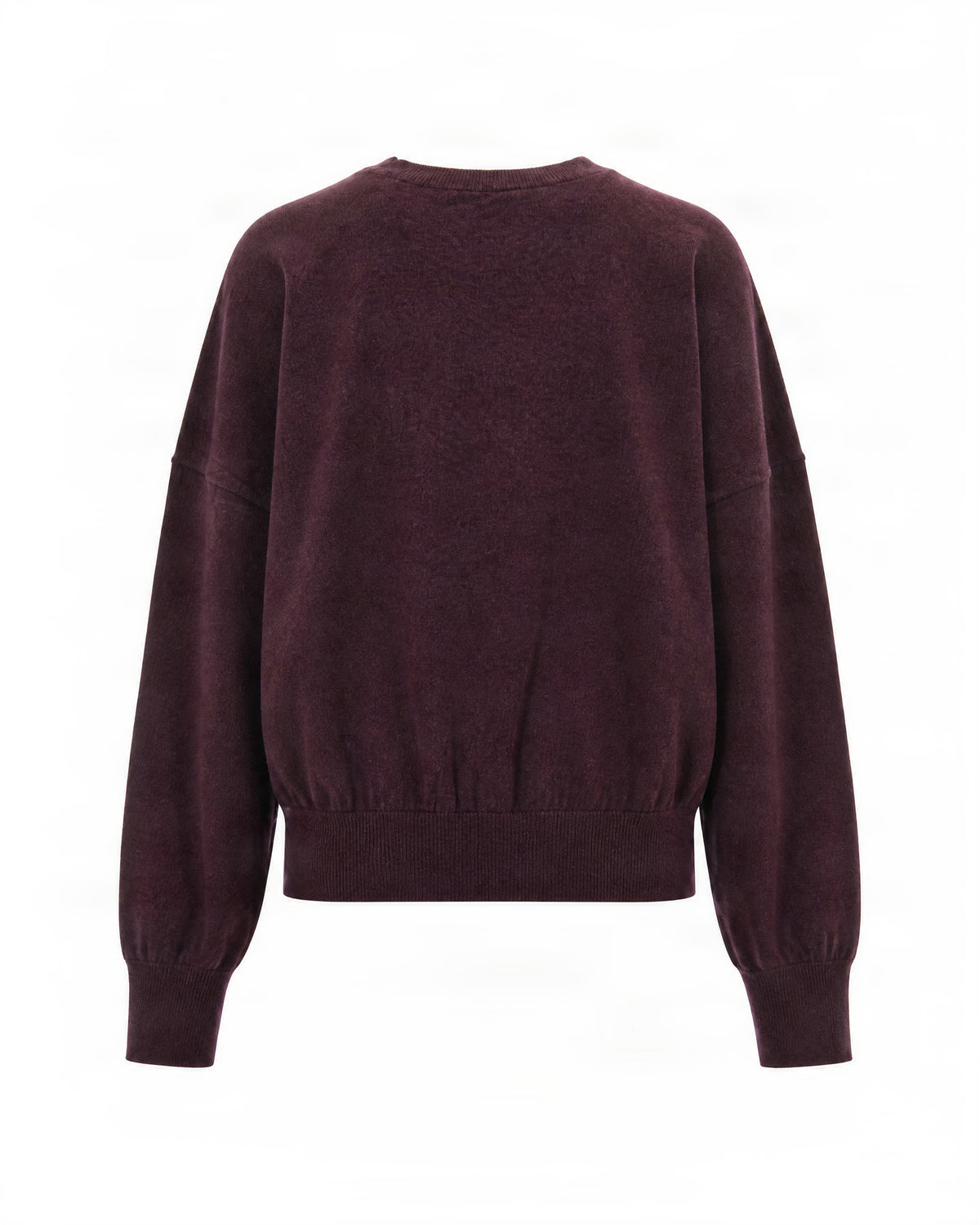 
Embroidered Sweater – Burgundy