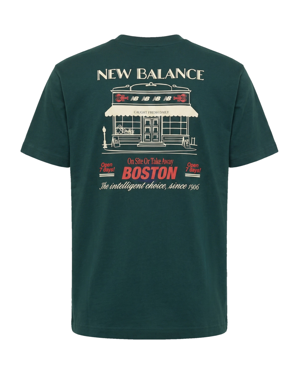 
T-shirt Grab A Bite Boston – Nordic Green (Nog)