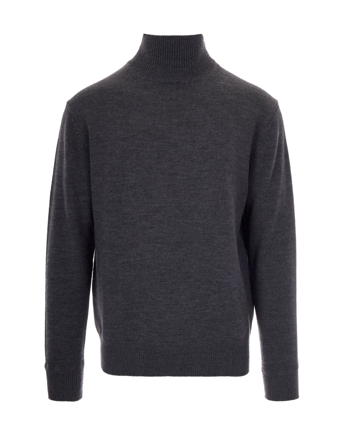 
Wool Turtleneck – GREY MELANGE