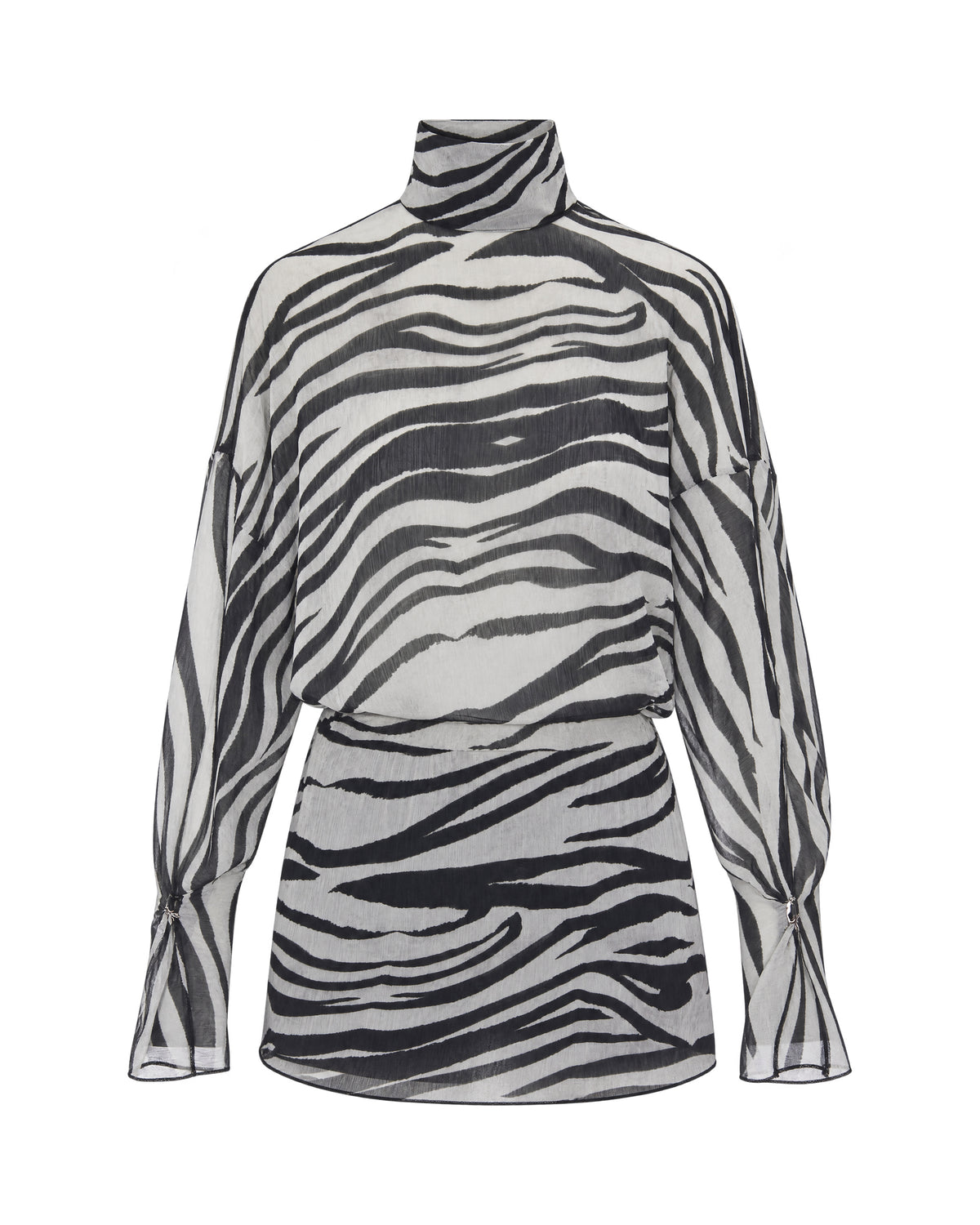 
Black and White Animal Print Dress – Black&White Zebra