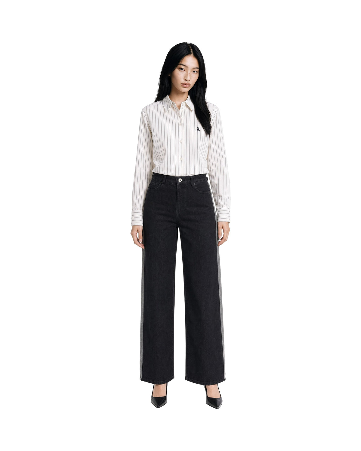 
Pinstripe shirt – Onyx Gray Stripes
