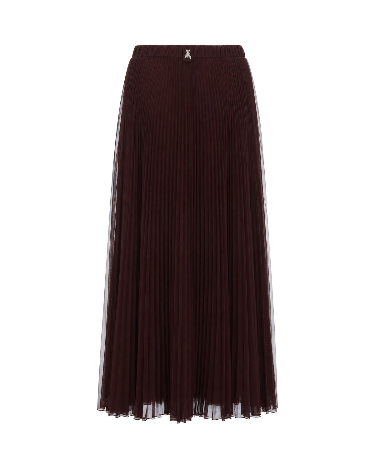 
Wood Brown Pleated Skirt – Wood Brown