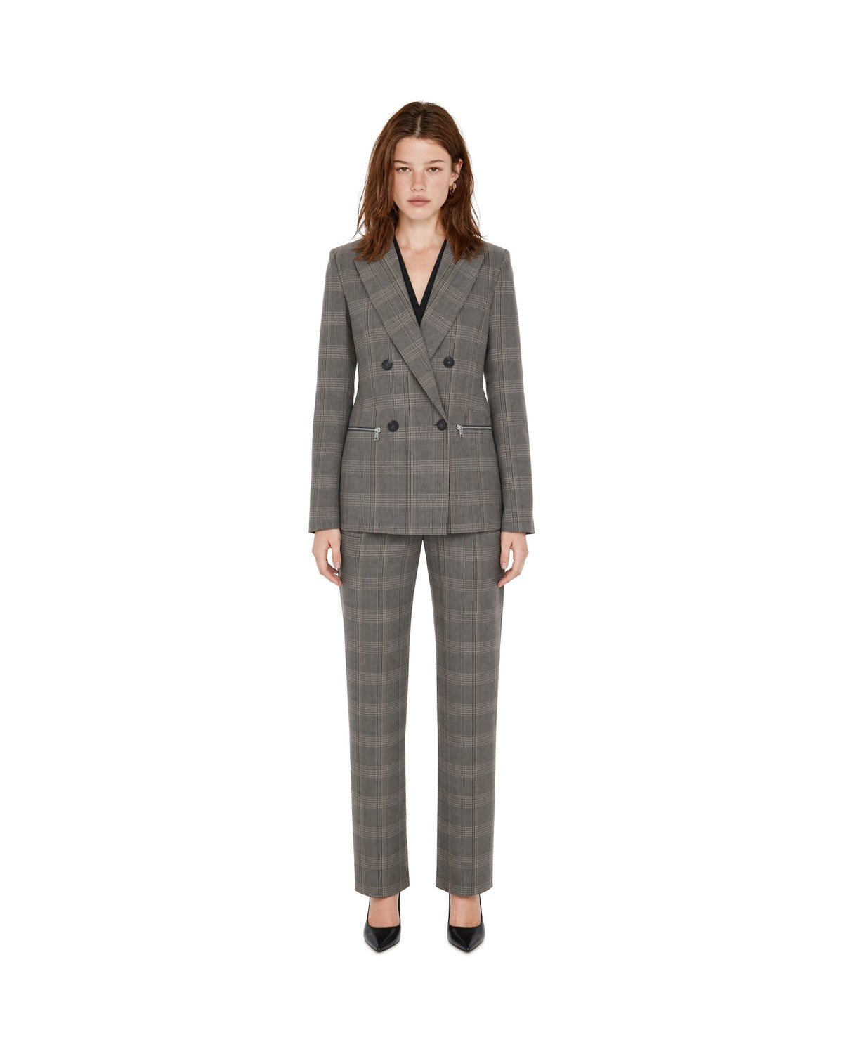 
Prince of Wales Trousers – Brown Check