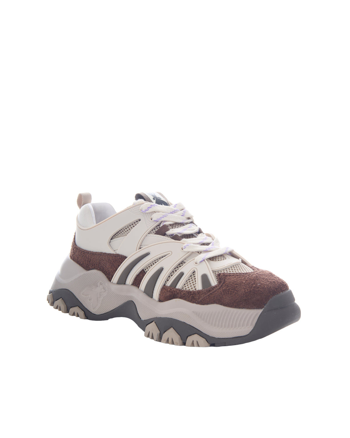 
Paneled Sneakers – Brown/Taupe