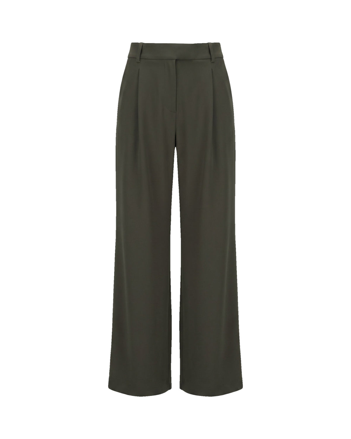 
Palazzo Trousers – Mysterious Green