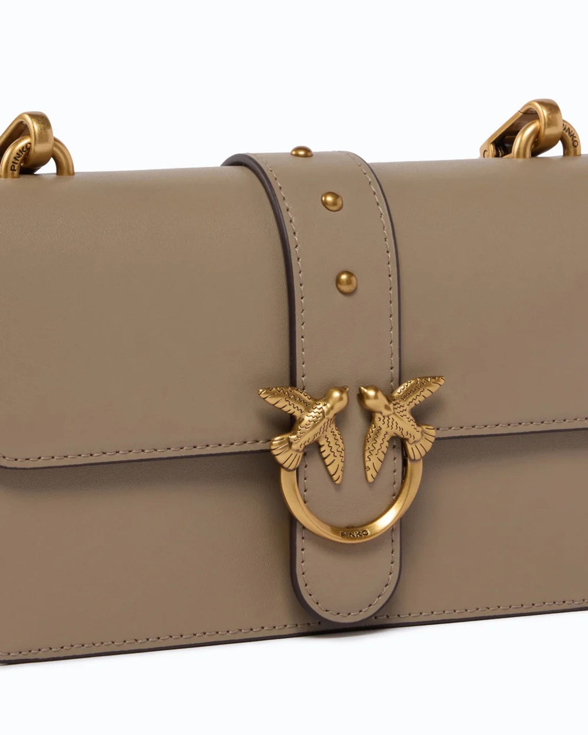 
Love One Mini – Taupe Grey-Antique Gold