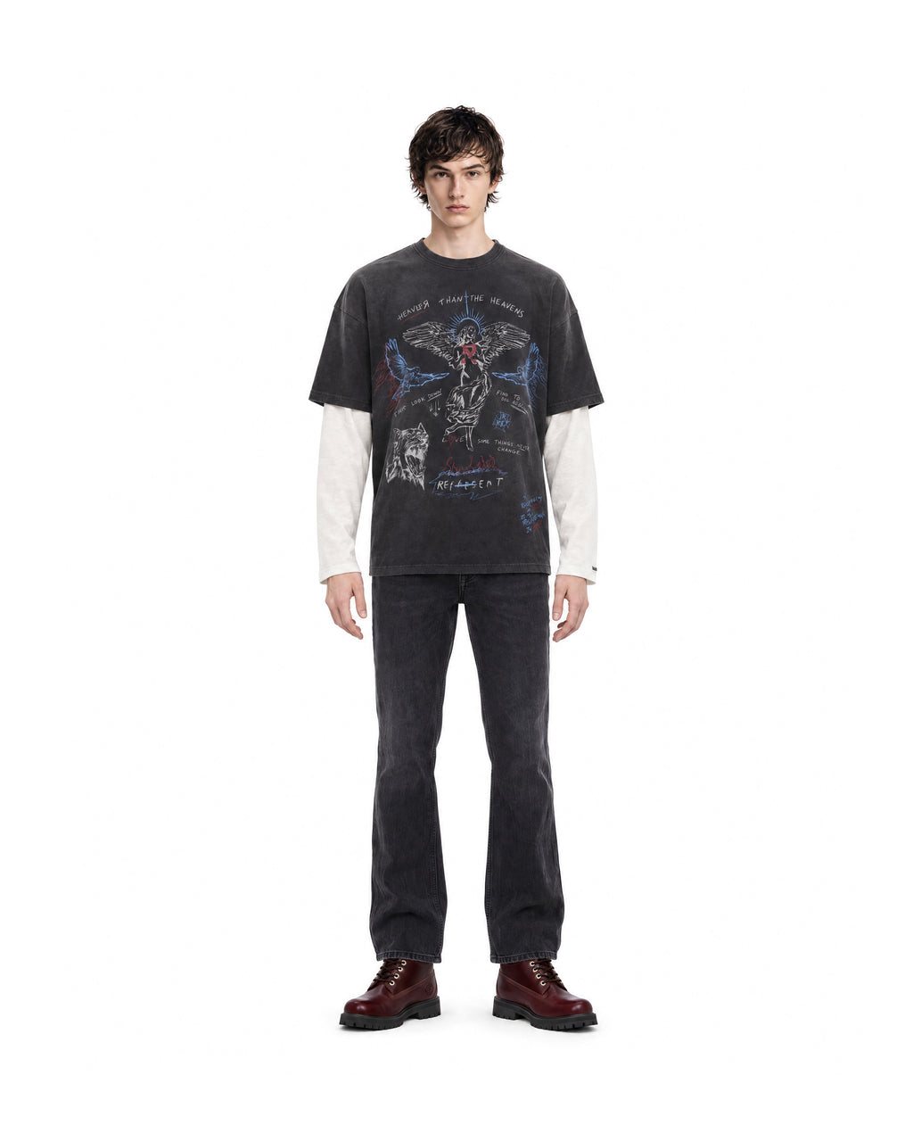Heaton Diffused Jeans – Diffused Black