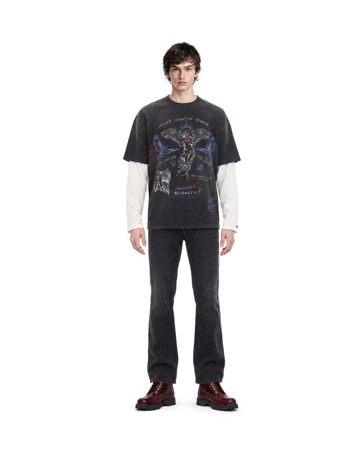 
Heaton Diffused Jeans – Diffused Black