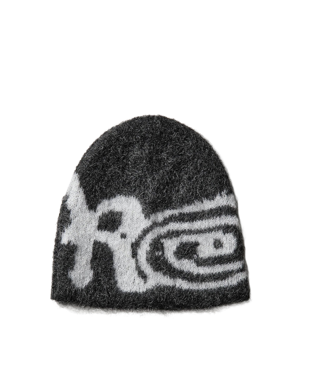 
Logo Wool Beanie – Deep Black