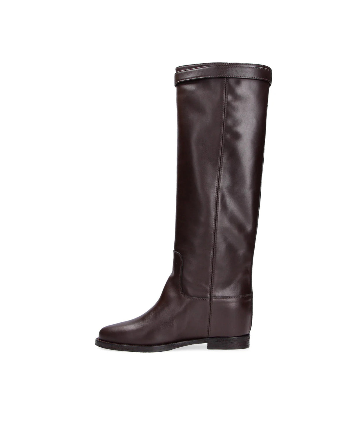 
Boot with padlock – Dark Brown