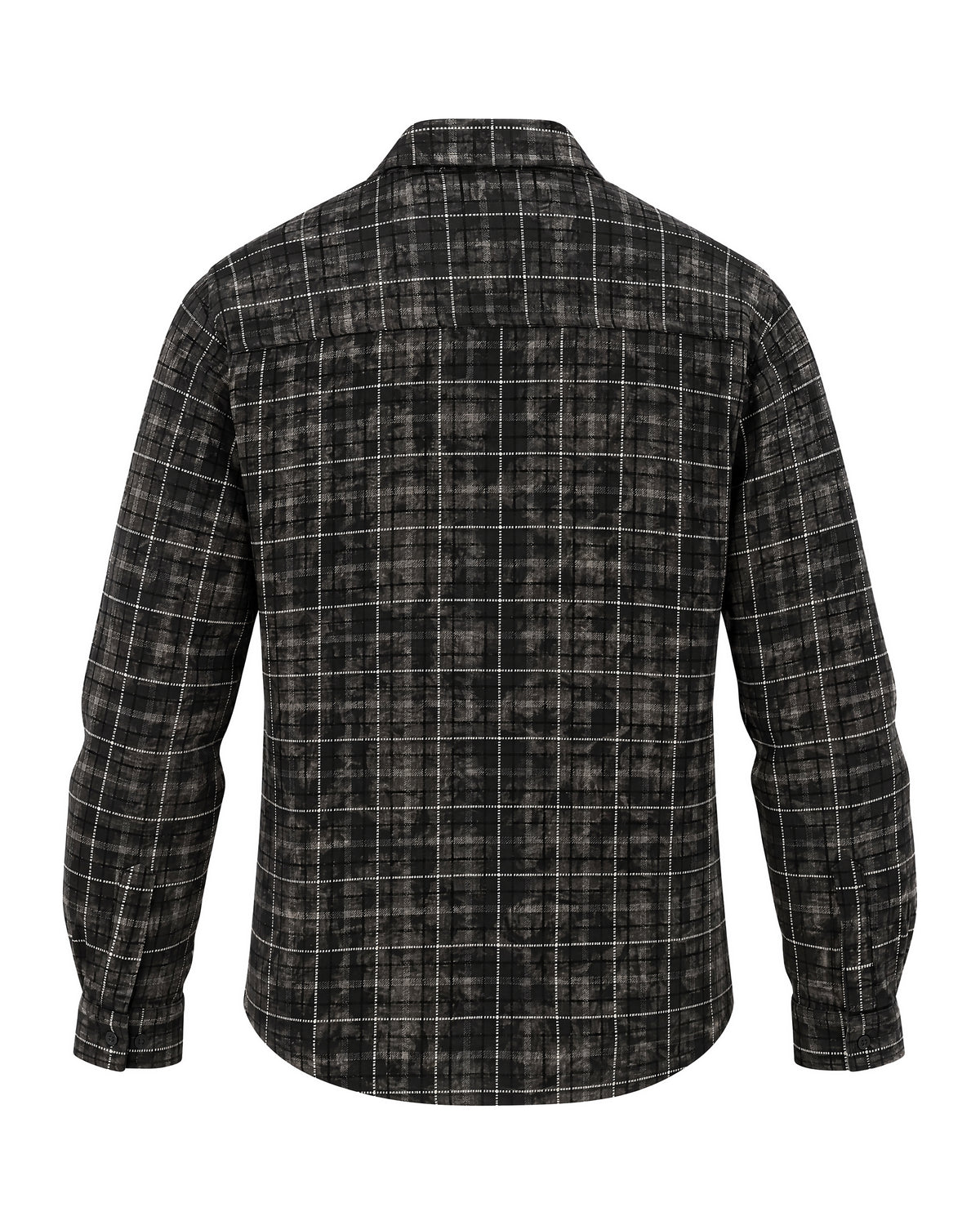 
Wbjong Washed Check Shirt – Black-White