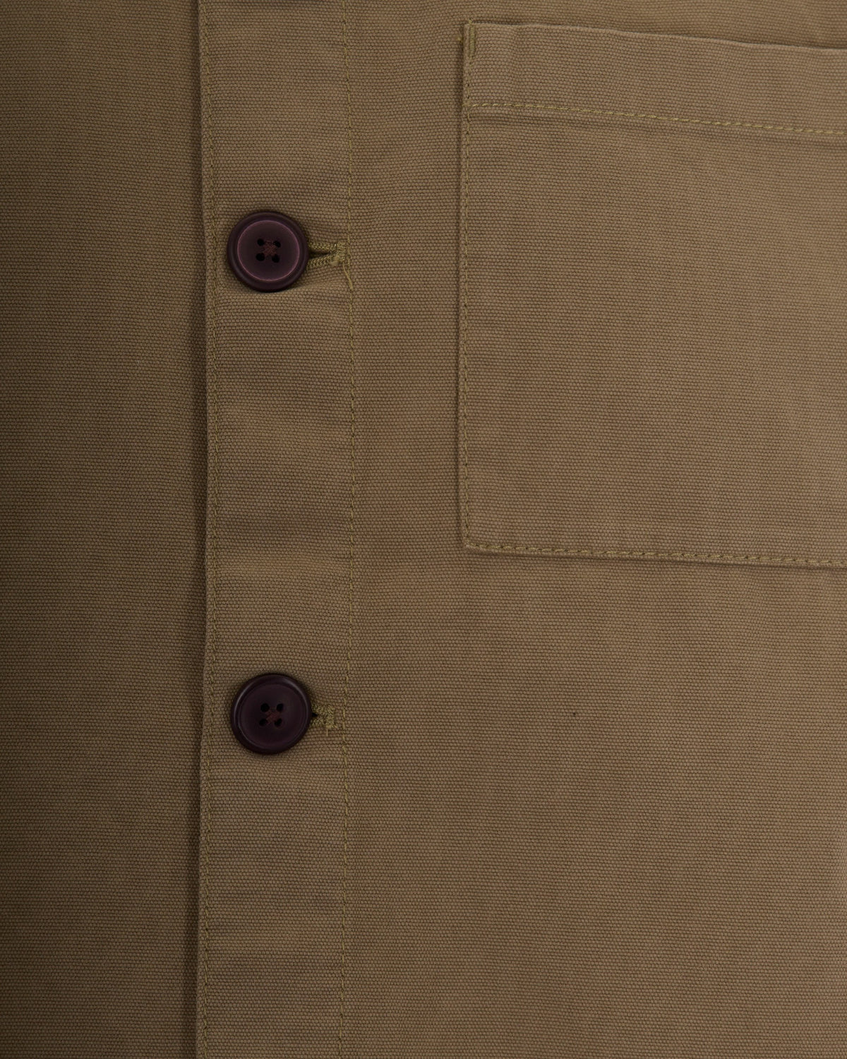 Washed Cotton Overshirt – BLEACHED OLIVE