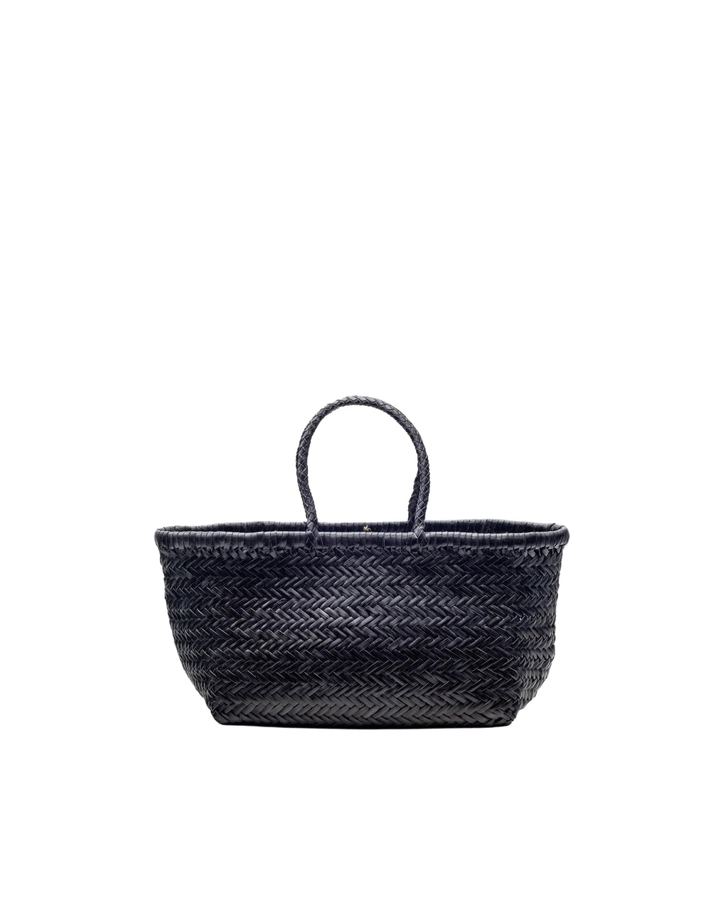 8811 BAMBOO TRIPLE JUMP SMALL  3X JUMP DESIGN BASKET 40X19X15 CM – Black
