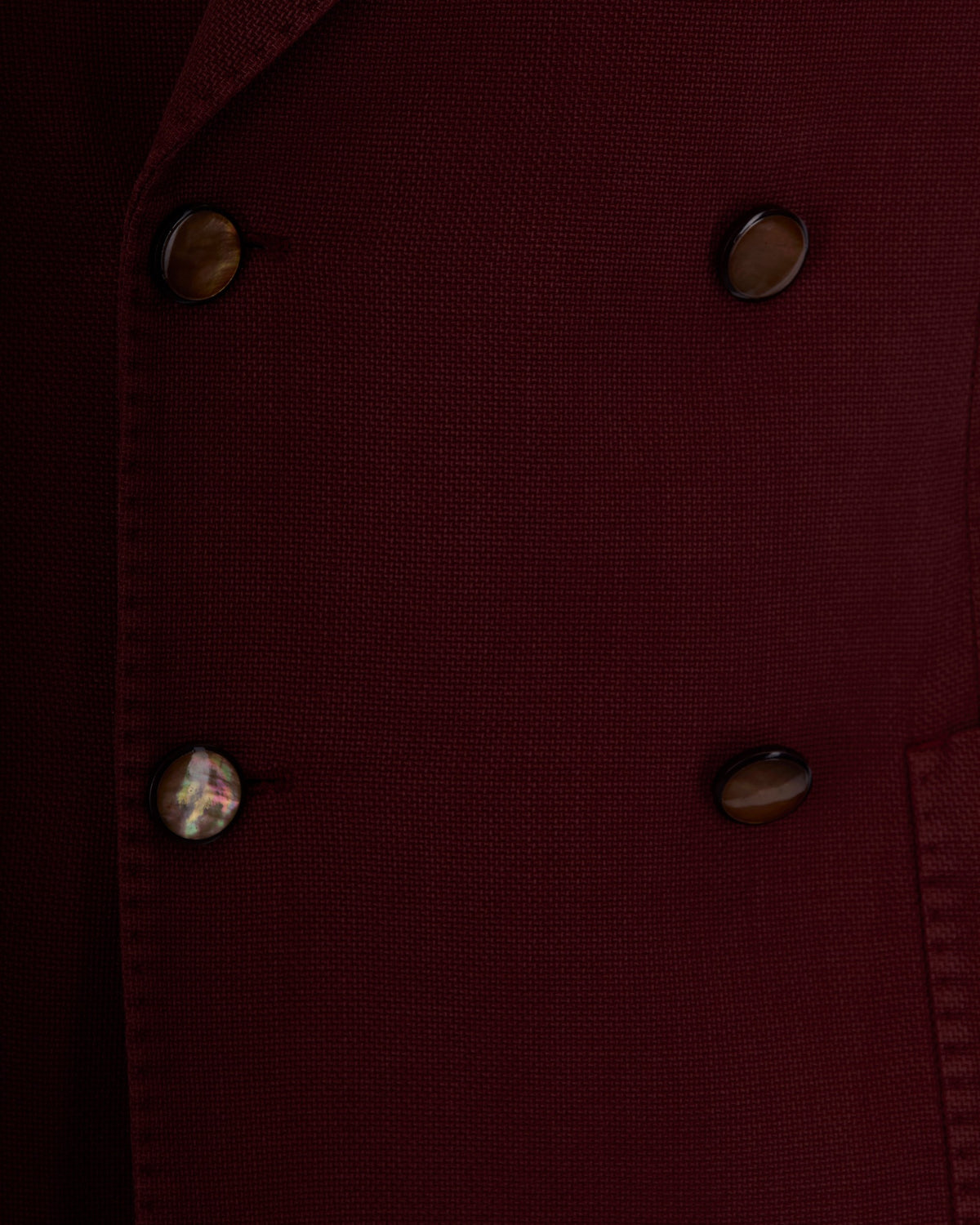 
Double-breasted Jacket – Burgundy
