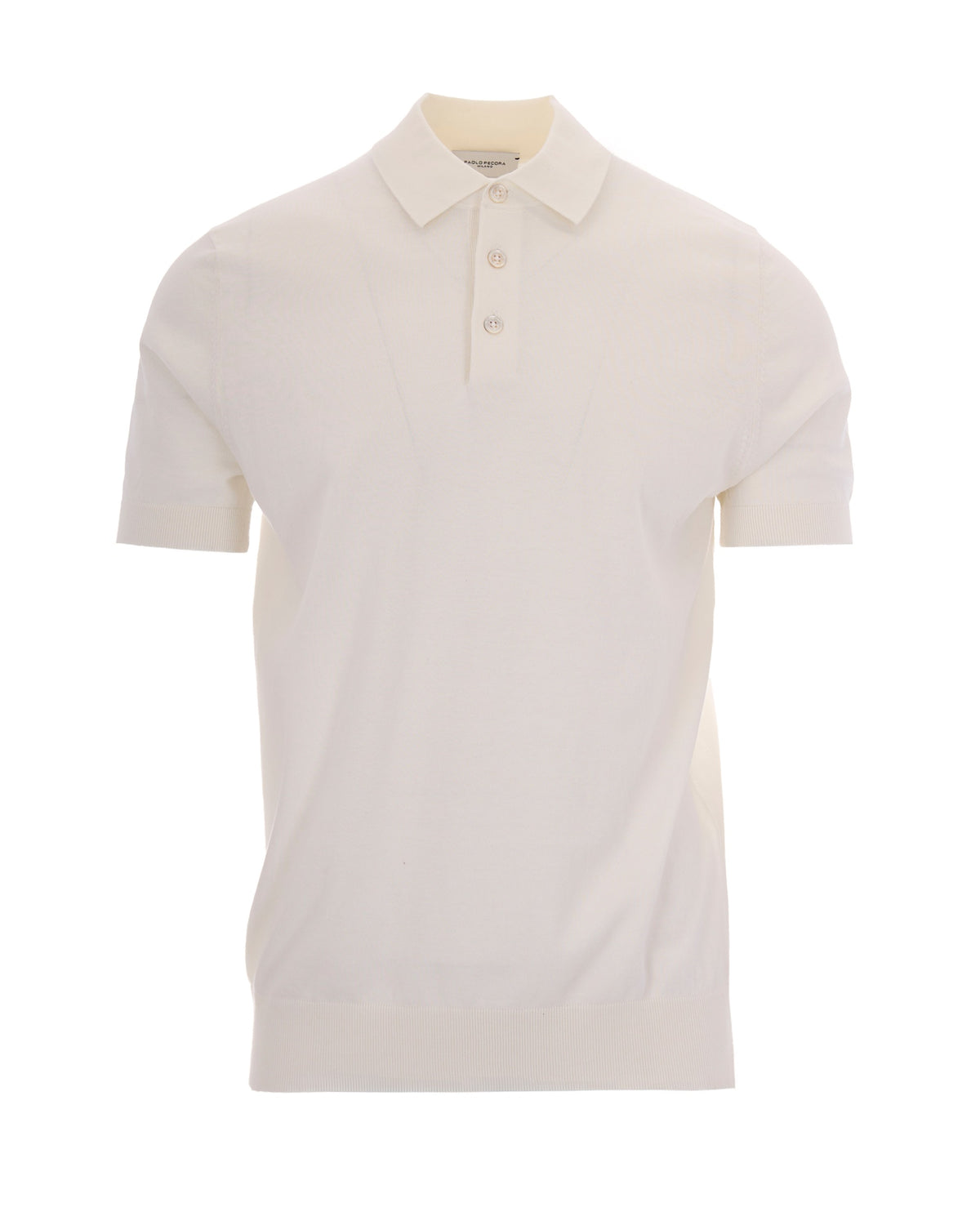 
Knit Polo Shirt – White