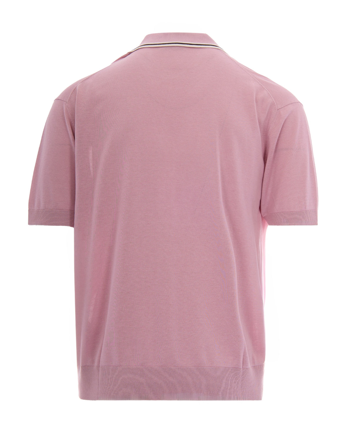 
Silk Polo Shirt – Pink