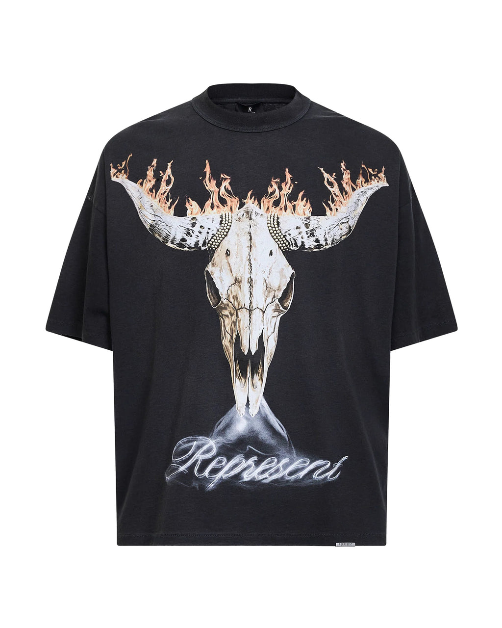 British Cowboys T-shirt – STAINED BLACK