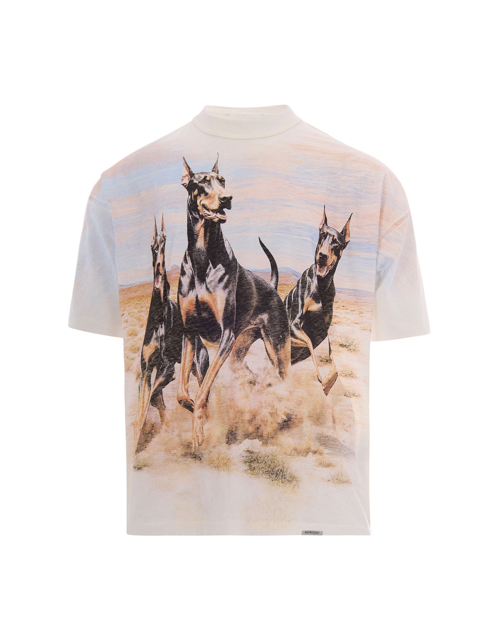 T-shirt Western Dobermans – Flat White