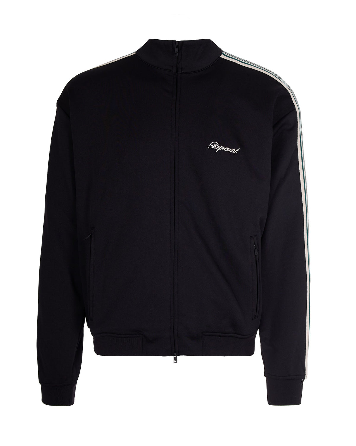 Taped Track Jacket Jet Black – Jet Black